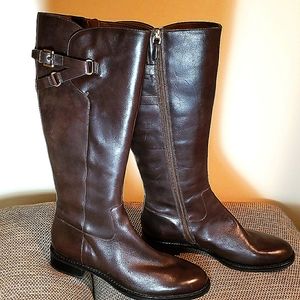 Ecco leather knee high boots, sz 10-105, NWT,  Esspresso color
